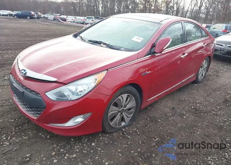 2013 Hyundai Sonata Hybrid Limited z USA, uszkodzony, nr VIN KMHEC4A41DA066848